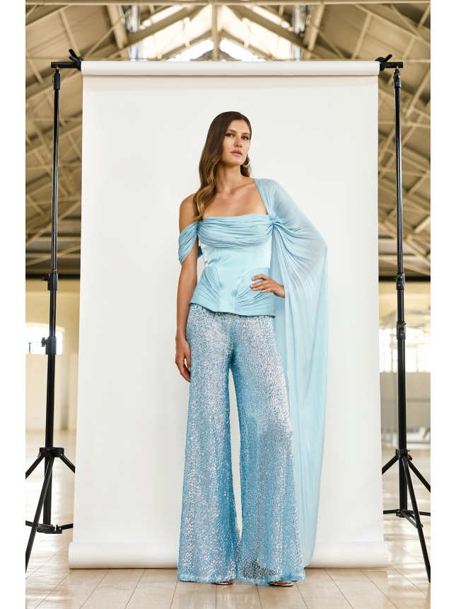 Maestri Haute Couture light blue set
