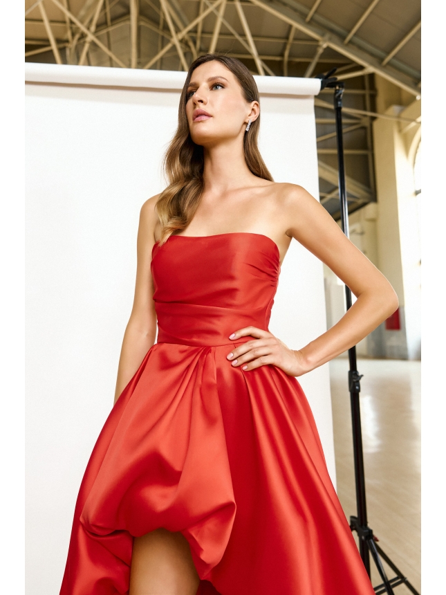 Maestri Haute Couture Red Dress