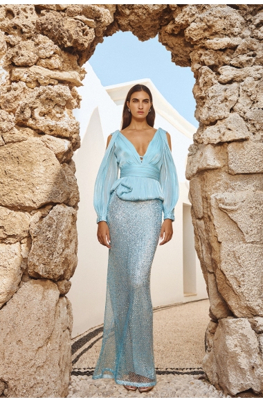 Maestri Haute Couture top with skirt