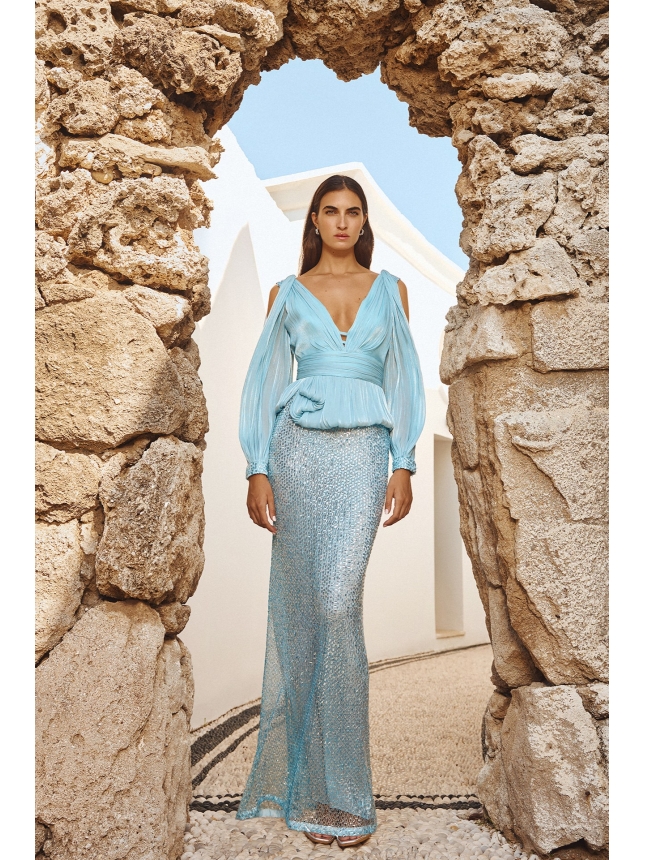 Maestri Haute Couture top with skirt