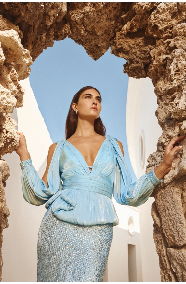 Maestri Haute Couture top with skirt