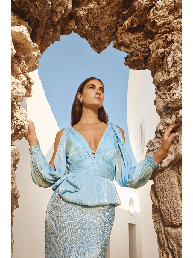 Maestri Haute Couture top with skirt