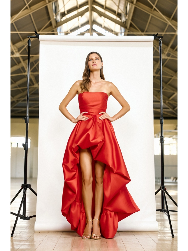 Maestri Haute Couture Red Dress
