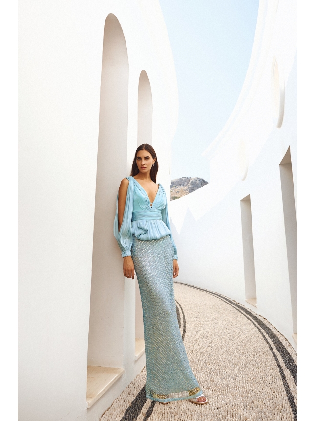 Maestri Haute Couture top with skirt