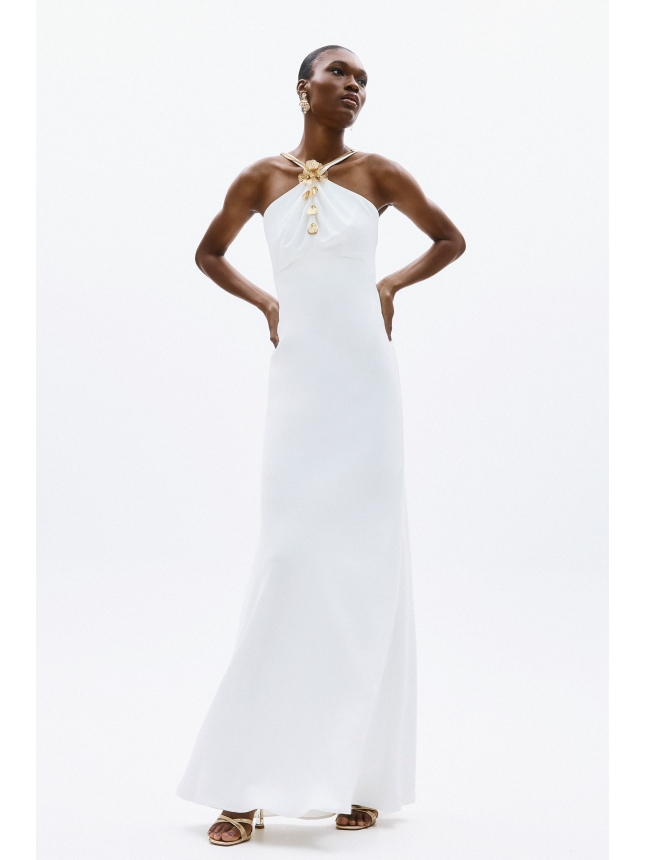 Allure Evening white maxi dress