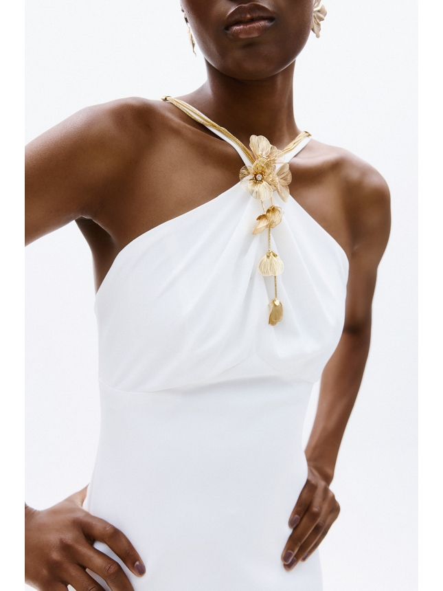 Allure Evening white maxi dress