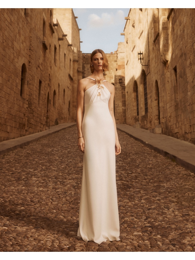 Allure Evening white maxi dress