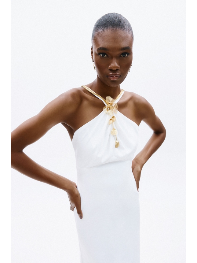 Allure Evening white maxi dress