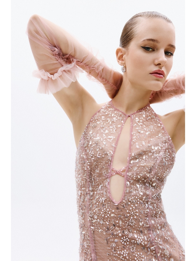 Allure Evenings embellished dress 