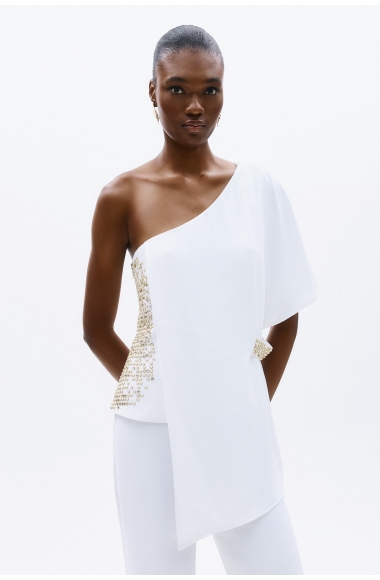 Allure Evening white two-piece set 