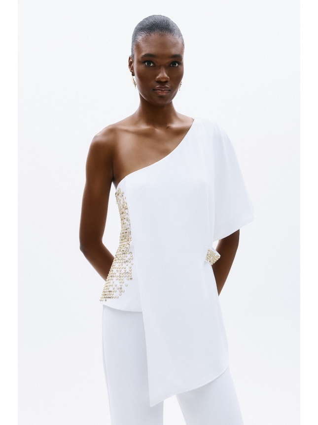 Allure Evening white two-piece set 