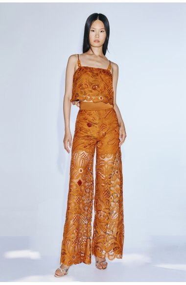 Twins Fantasy brown lace set