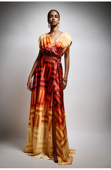 Twins Fantasy sunset dress