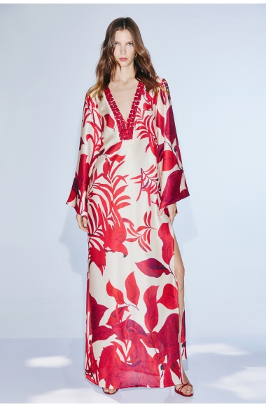 Twins Fantasy red print kaftan