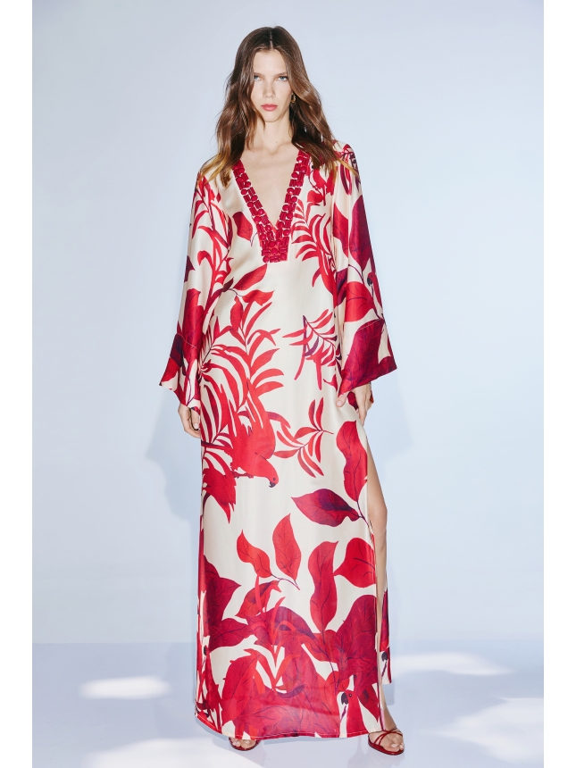 Twins Fantasy red print kaftan