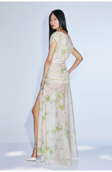 Twins Fantasy maxi dress with slit