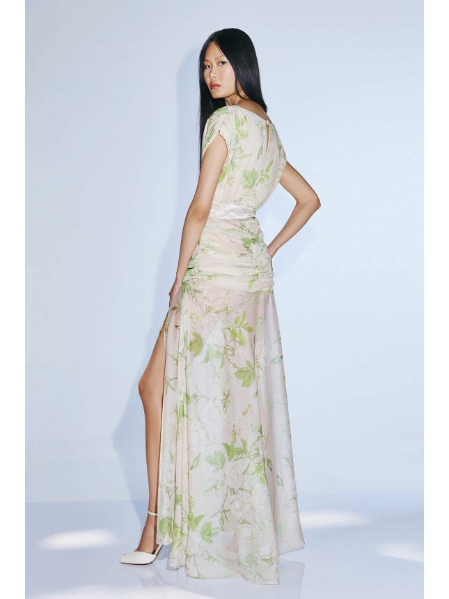 Twins Fantasy maxi dress with slit