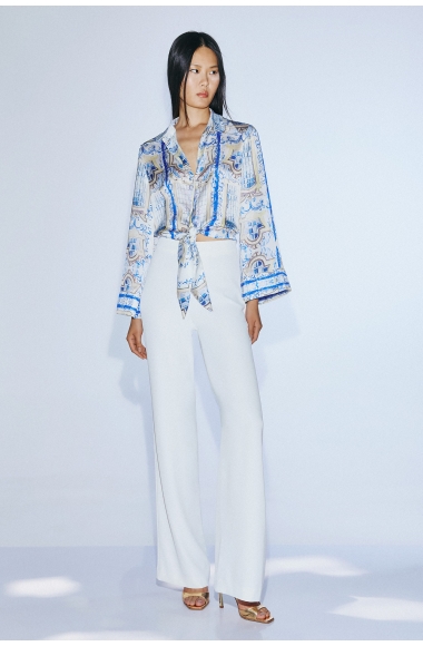 Twins Fantasy blue print shirt