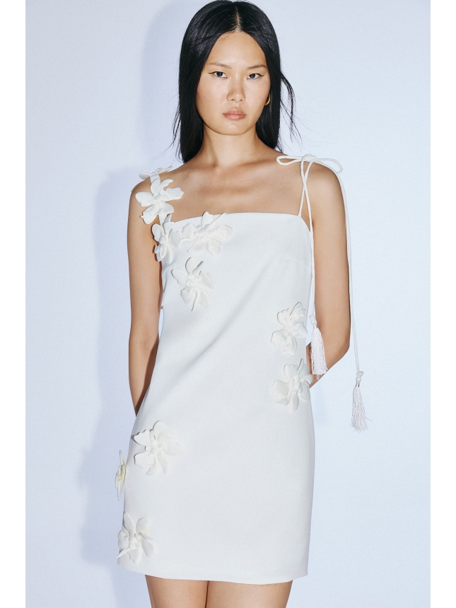 Twins Fantasy mini white dress