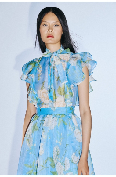 Twins Fantasy light blue top and skirt 