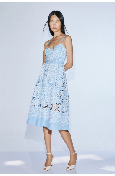 Twins Fantasy light blue lace dress