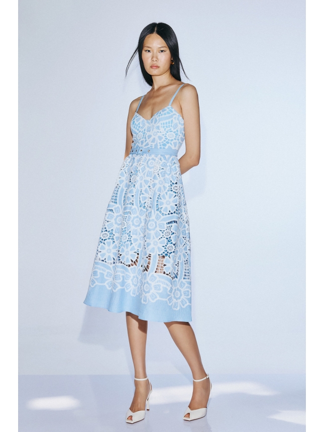 Twins Fantasy light blue lace dress