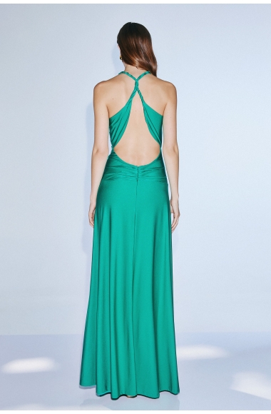 Twins Fantasy emerald green dress