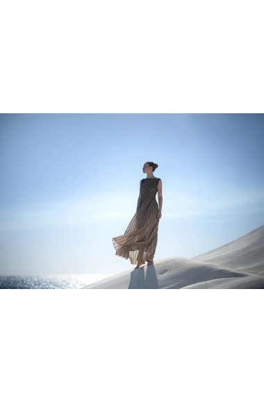 Mario Knitwear gold dress