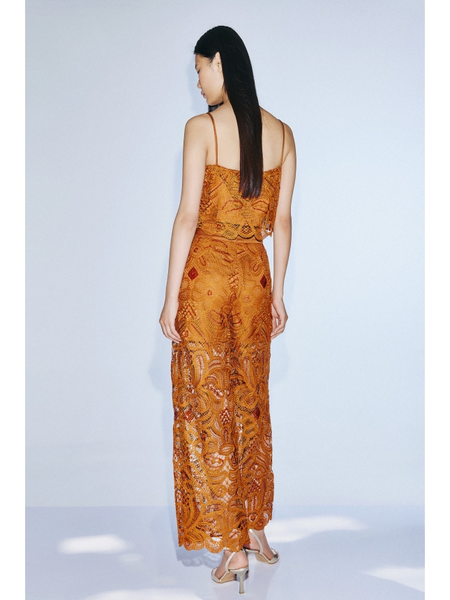 Twins Fantasy brown lace set