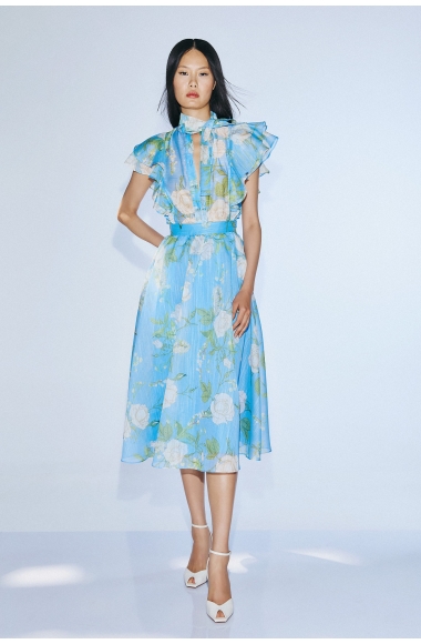 Twins Fantasy light blue top and skirt 