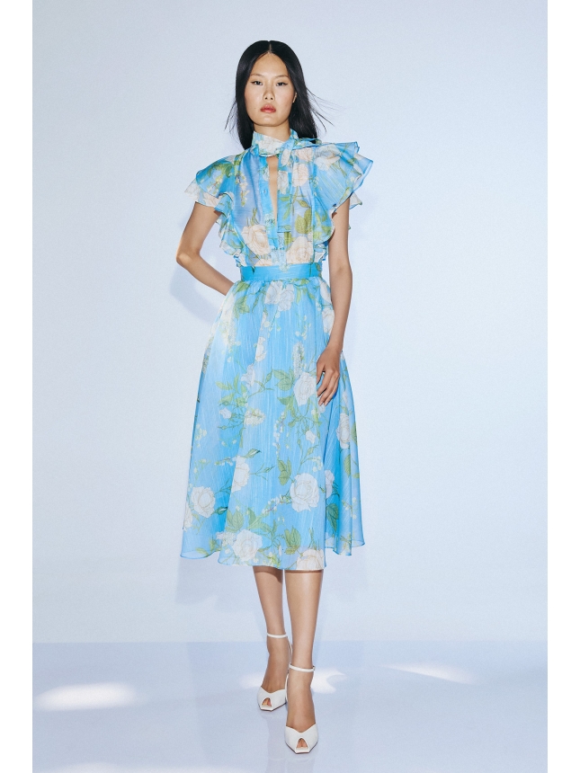 Twins Fantasy light blue top and skirt 