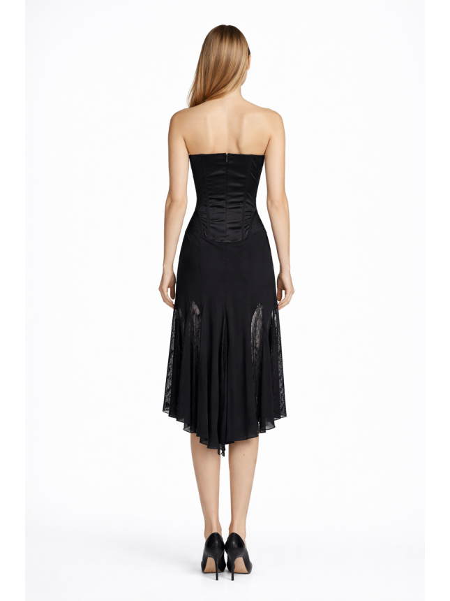 Julien Macdonald black corset dress