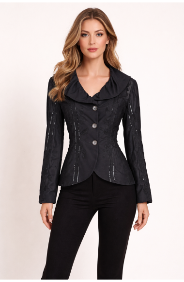 Roccobarocco black jacket