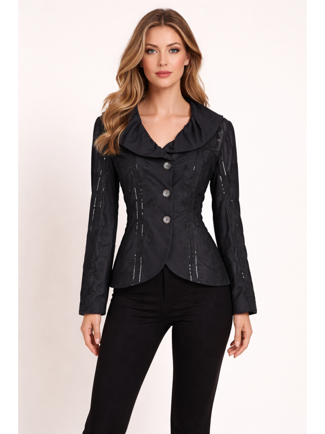 Roccobarocco black jacket