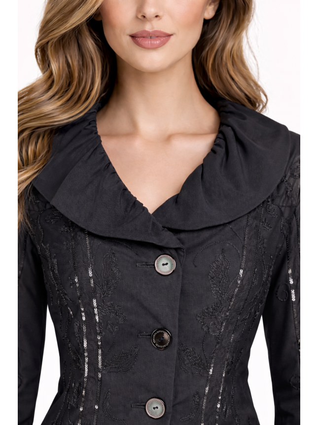 Roccobarocco black jacket