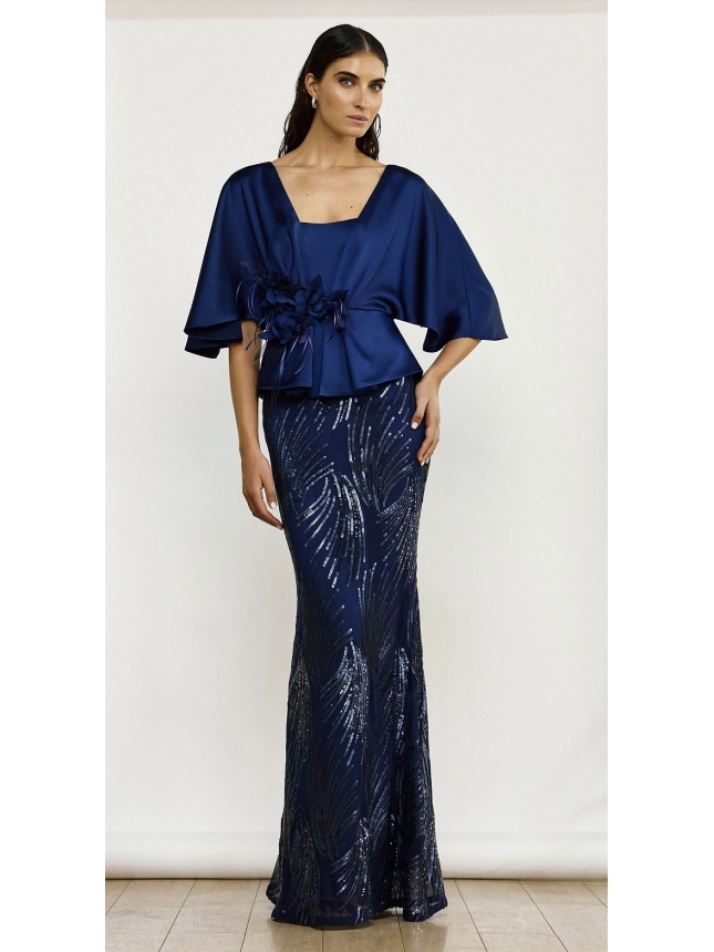 Maestri Haute Couture blue set 