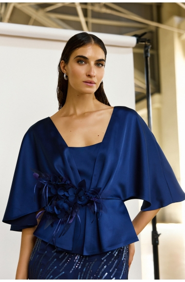 Maestri Haute Couture blue set 