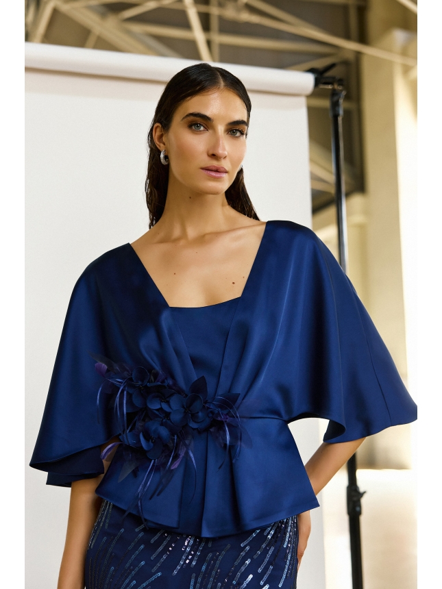 Maestri Haute Couture blue set 