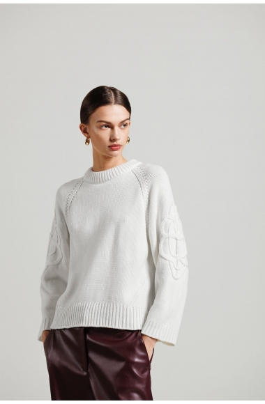 Diana Gallesi off-white knit 
