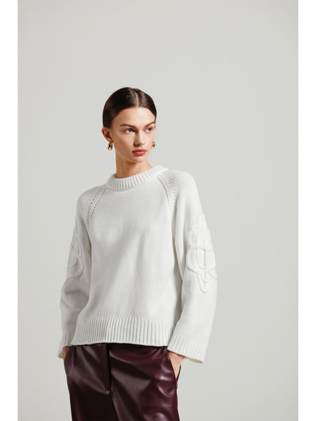Diana Gallesi off-white knit 
