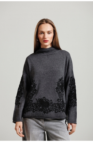 Diana Gallesi gray knit 