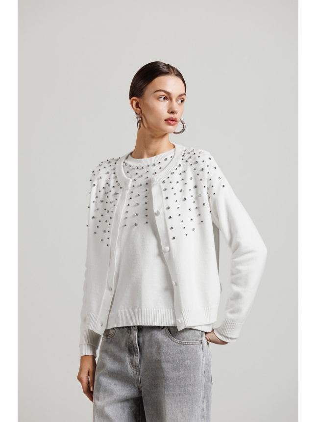 Diana Gallesi embellished knit 
