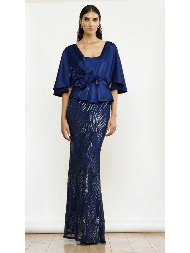 Maestri Haute Couture blue set 