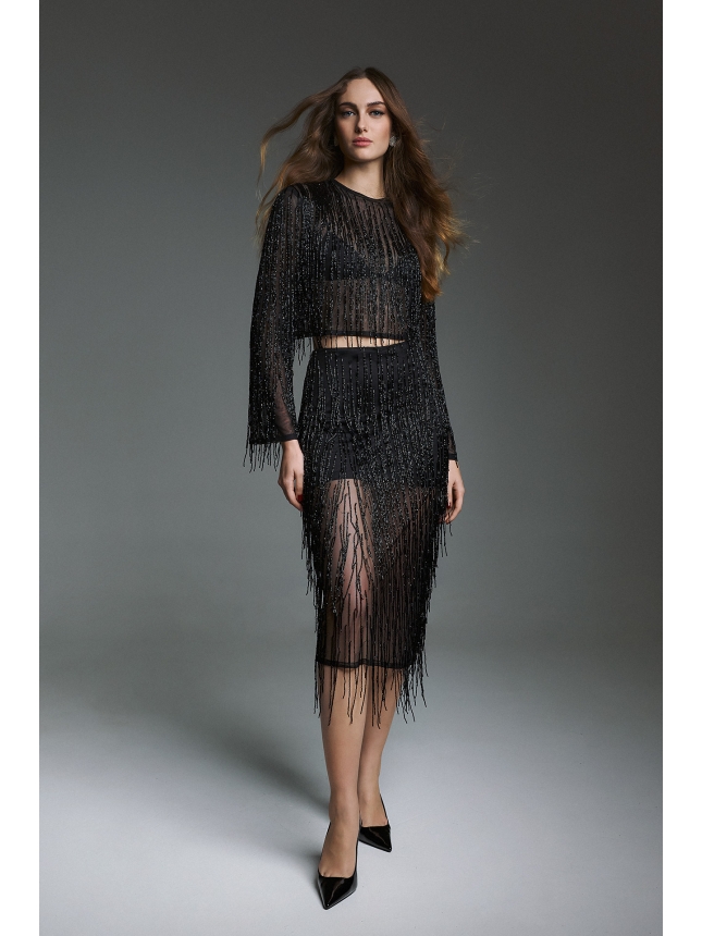 Twins Fantasy beaded top