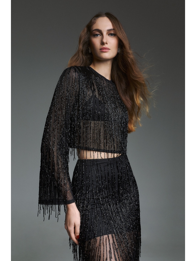 Twins Fantasy beaded top