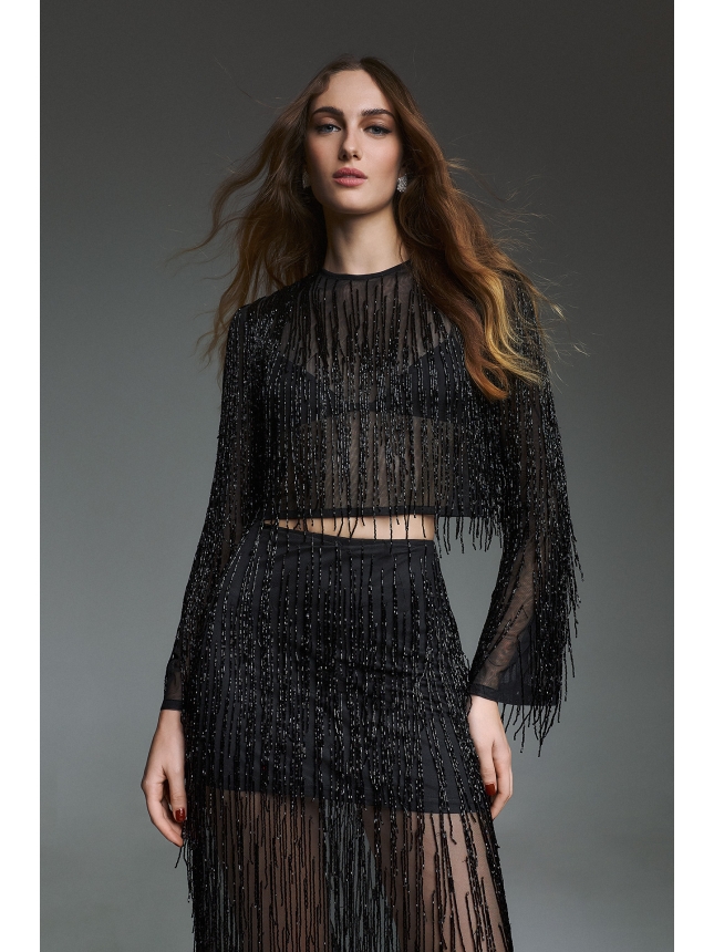 Twins Fantasy beaded top