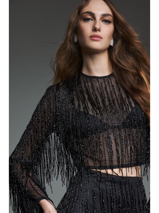 Twins Fantasy beaded top