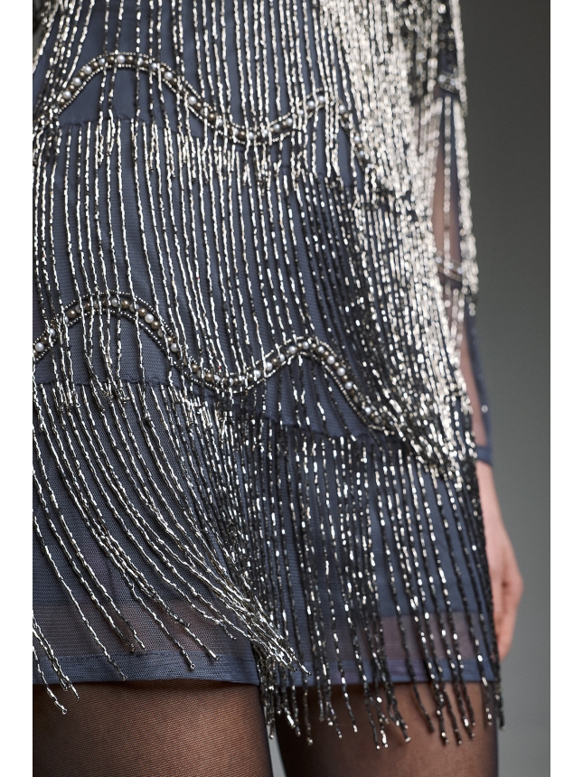 Twins Fantasy dress with fringes