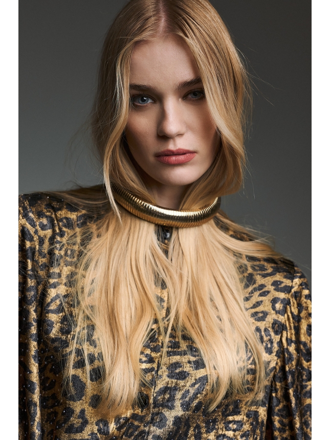 Twins Fantasy leopard print shirt