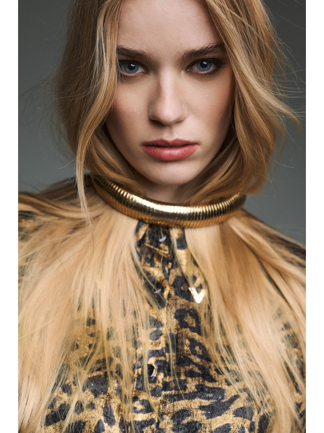 Twins Fantasy leopard print shirt